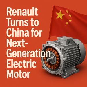 Renault Turns to China for Next-Generation Electric Motor